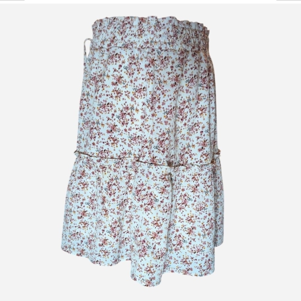 Pre-owned Paper Crane Cream and Brown Mini Skirt - Picture 3 of 6